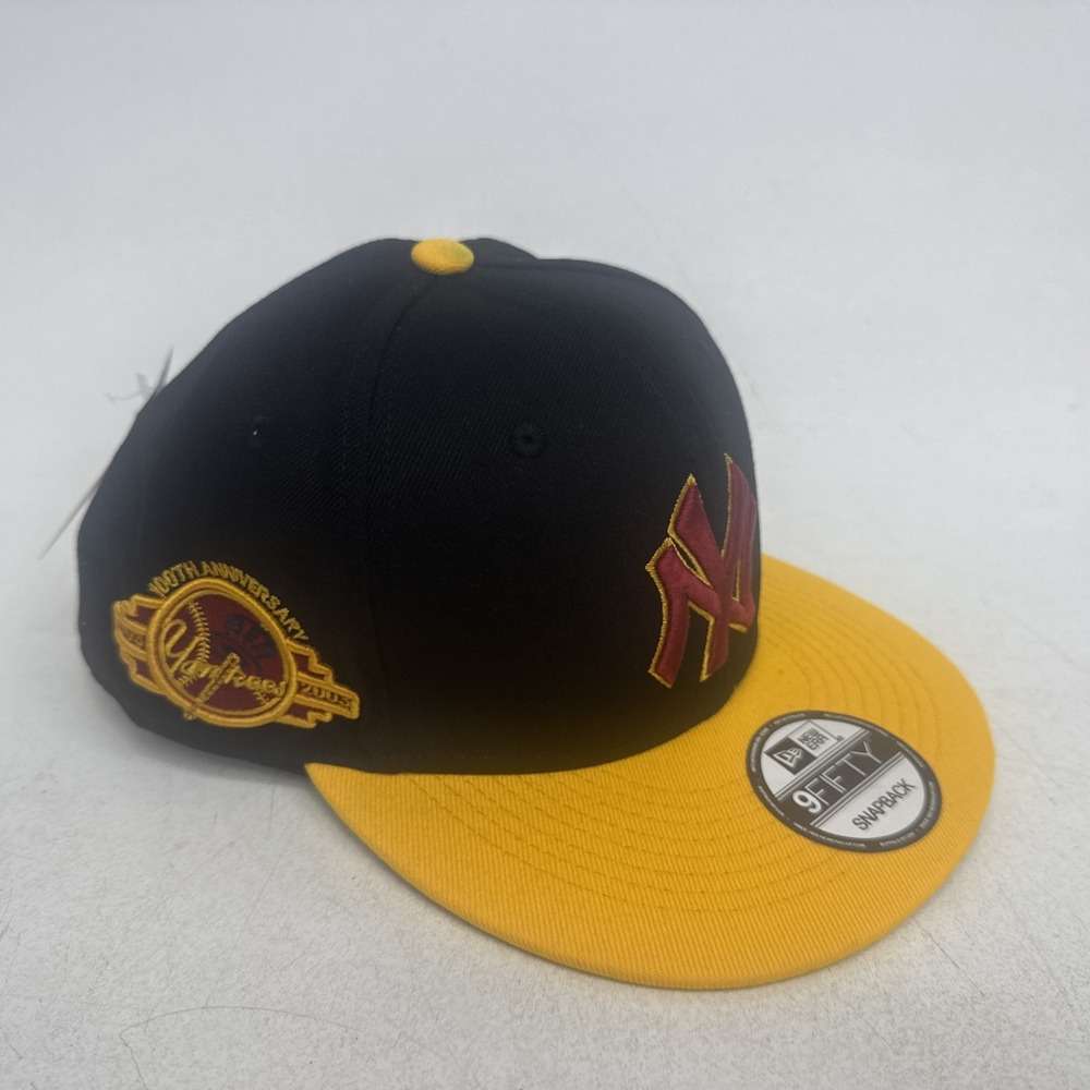 New York Yankees 9Fifty SnapBack Hat 100th anniversary 1903 to 2003 patch